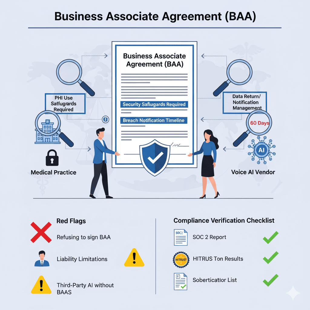 BAA Requirements for Healthcare Voice AI Systems