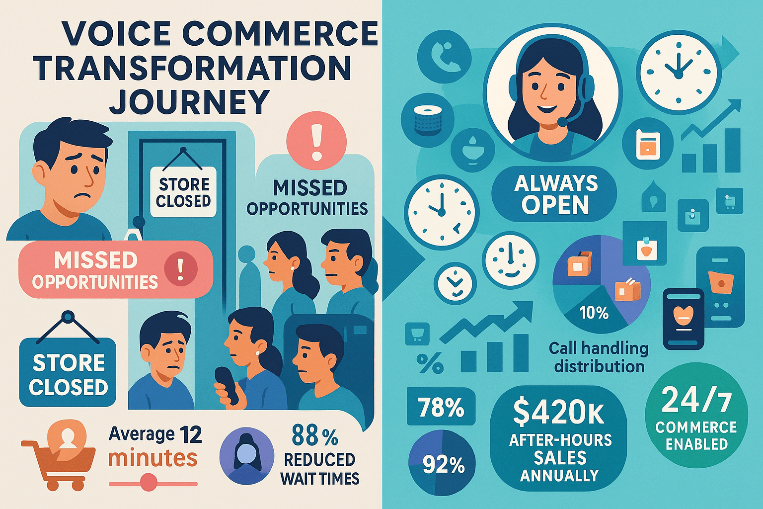 Voice Commerce for Retail Stores: 24/7 Customer Support