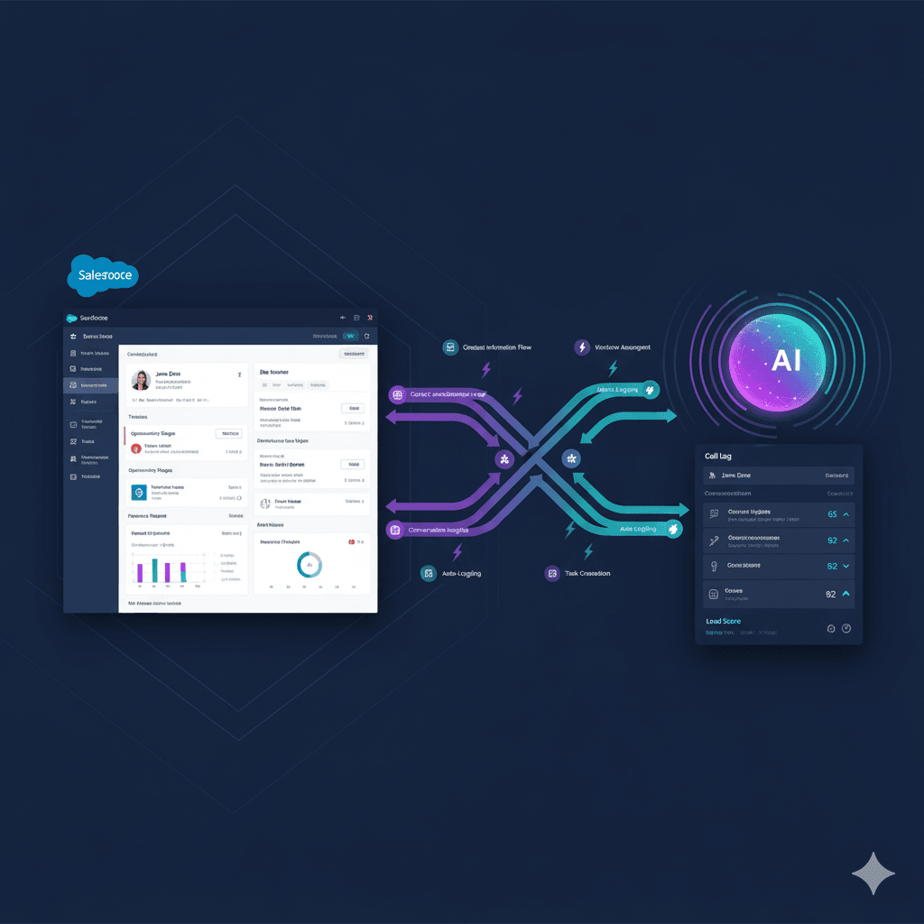 CRM Integration: Salesforce for Real Estate Voice AI